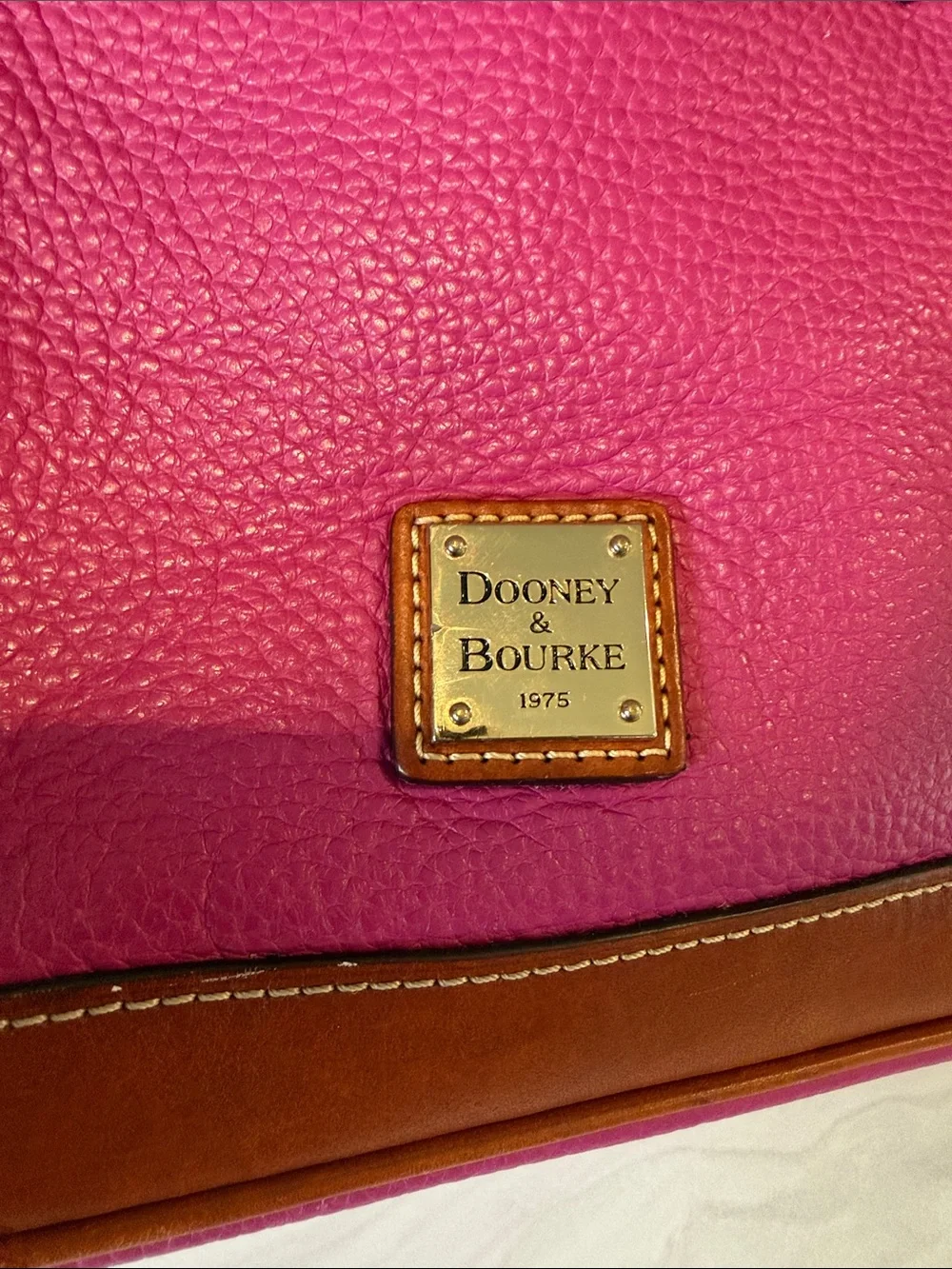 Dooney & Bourke Pebbled Leather Satchel